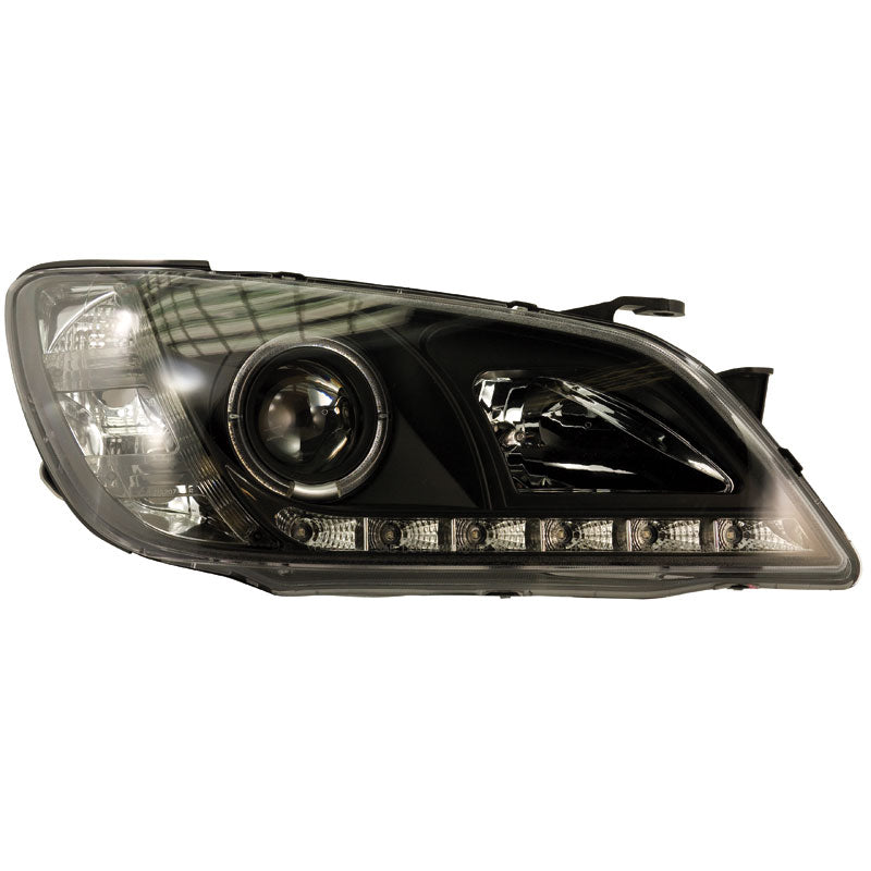 Ajovalot, DRL-tyyliset sopii Lexus IS300 1998-2005 - musta