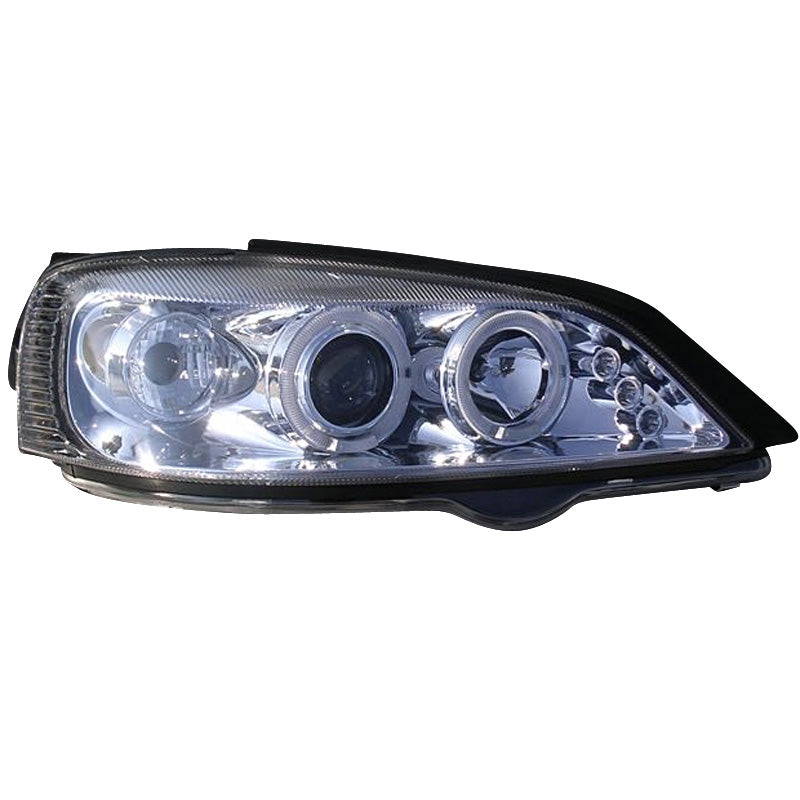 Ajovalot, sopii Opel Astra G 1998-2003 - Kromi - sisältää Halos - Tyyppi 2