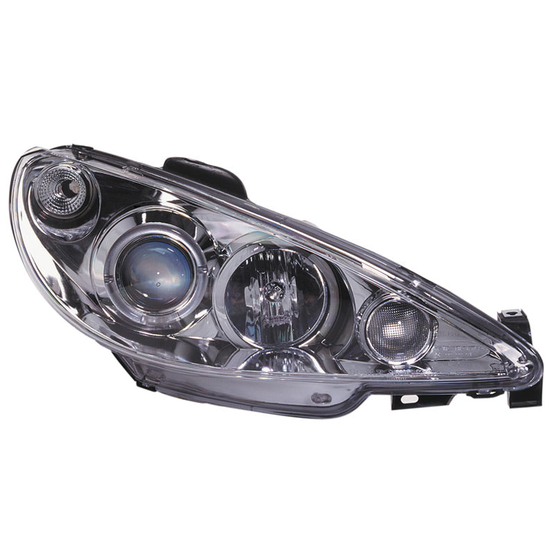 Ajovalot, sopii Peugeot 206 2002- incl GTi 1999- - Kromi - sis. Halot