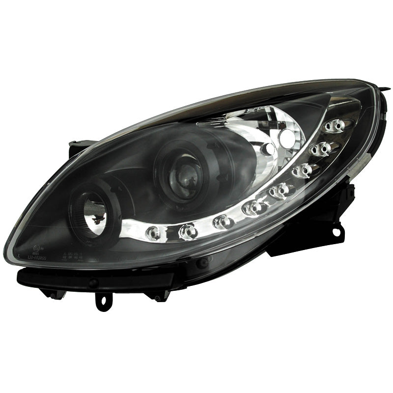 Framlampor, DRL-Look passar Renault Twingo II 2007-2012 - svart