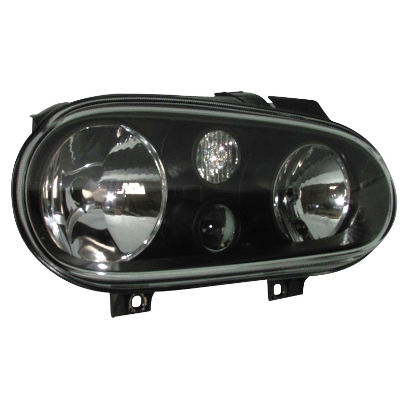 Ajovalot, sopii Volkswagen Golf IV 1998-2003 - musta - sis. sumuvalot