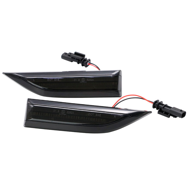 AutoStyle, LED-sivuvilkut - savunharmaa - sopii Volkswagen Transporter T6 2015-2020 - sis. dynaamisen päiväajovalon
