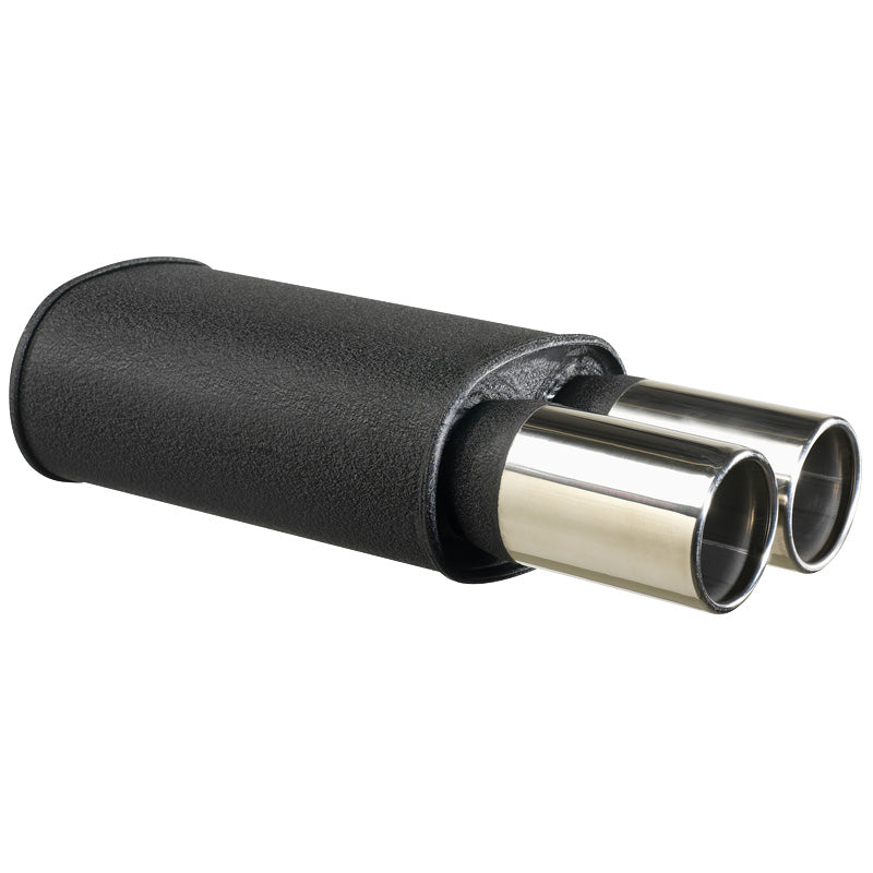 AutoStyle, sporttinen pakoputkisto - 2x90mm pyöreä - liitäntä 63,5mm / ulostulo 2x90mm