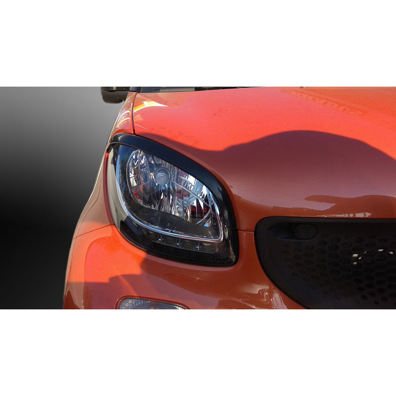 Motordrome, ajovalojen kulmasuojat, sopii MCC Smart ForTwo & ForFour (453) 2014- (ABS)