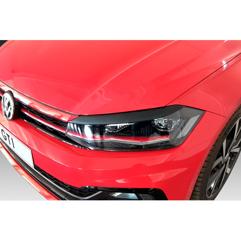 Motordrome, ajovalojen kulmasuojat, sopii Volkswagen Polo VI 2017- (ABS)