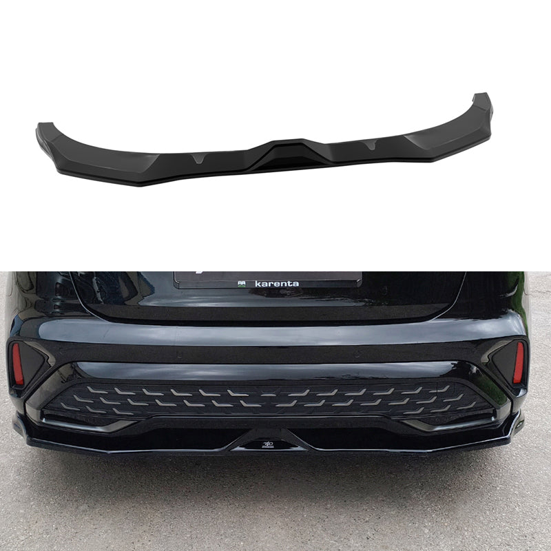 Motordrome, Underläpp, bak, ABS, blank svart, passar till Audi A3 (8Y) Sportback S-Line Facelift (2024-)