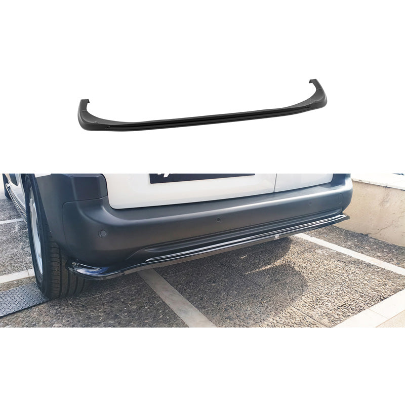 Motordrome, undre läpp, bak, ABS, passar till Citroën Berlingo (2018-2023) & Facelift (2023-), Opel Combo (2018-2023) & Facelift (2023-), Peugeot Partner (2018-2023) & Facelift (2023-) (L1)