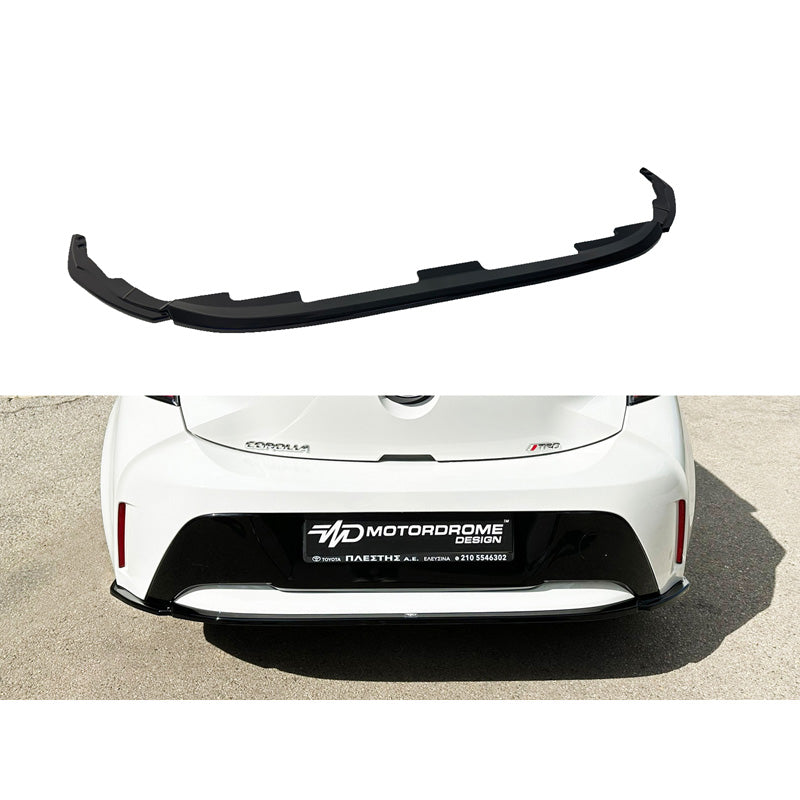 Motordrome, takapuskurin diffuusori, sopii Toyota Corolla Hatchback (E21) 2019- (ABS kiiltävän musta)