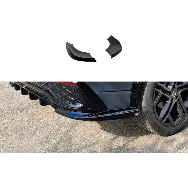 Motordrome, Bakre stötfångarsplitters, ABS, passar till Volkswagen Tiguan III (CT1) R-Line (2024-)