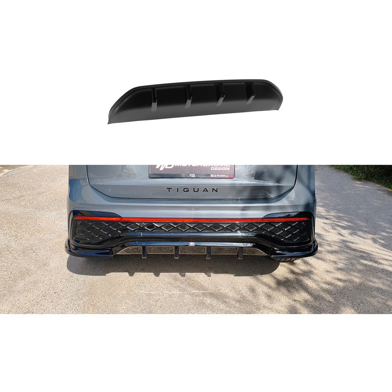 Motordrome, Bakre stötfångarunderläpp, passar till Volkswagen Tiguan III (CT1) R-Line (2024-)
