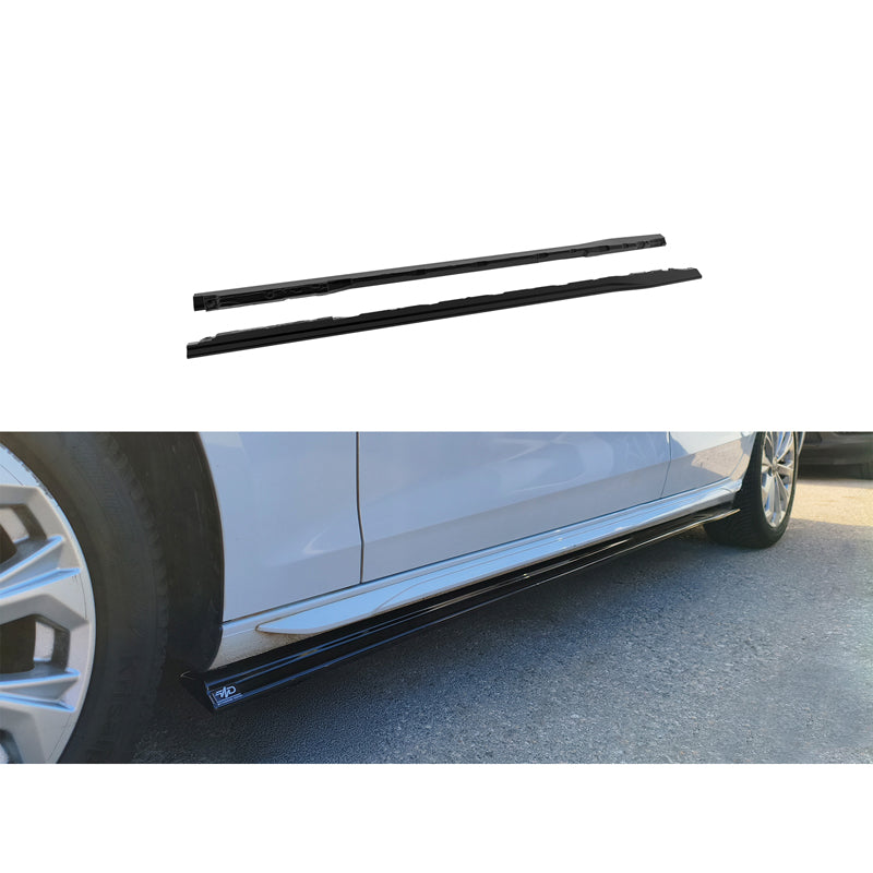 Motordrome, helmalevikkeet, kiiltävän musta, sopii Audi A4 (B9) Sedan/Avant Facelift (2019-) excl. S-Line/S4