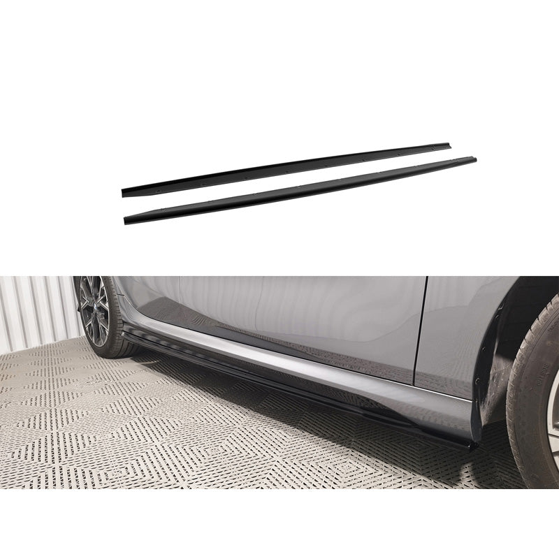 Motordrome, Sidokjolar, blank svart, passar till BMW 1-Serie (F70) M-Sport/M135 (2024-)