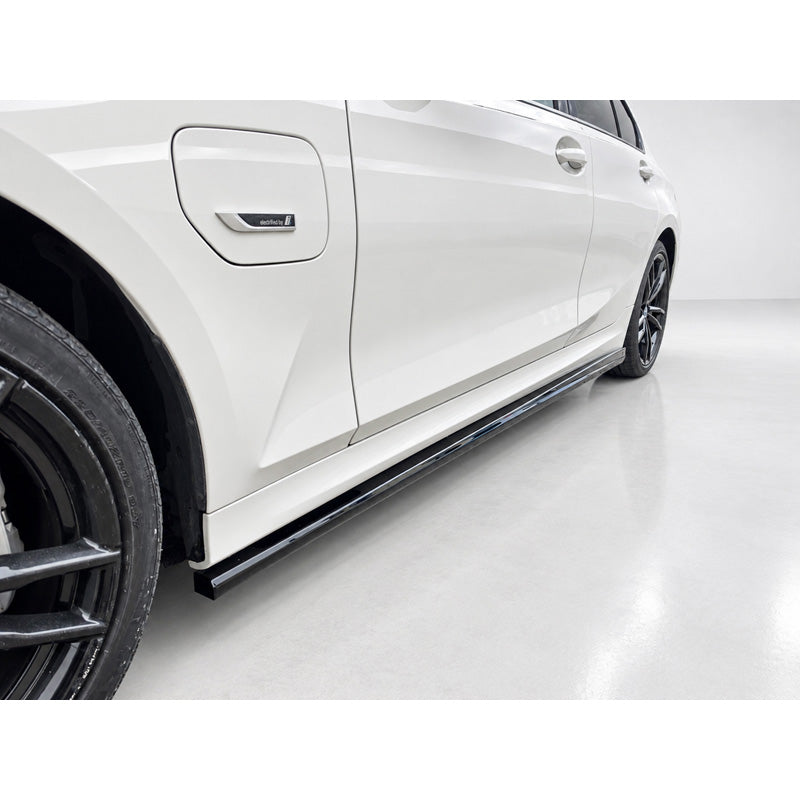 Motordrome, Sideskørte, Blank sort, passer til BMW 3-serie (G20) M-Sport/M340i & 3-serie (G21) Touring M-Sport/M340i (2019-2022) & Facelift (2022-)