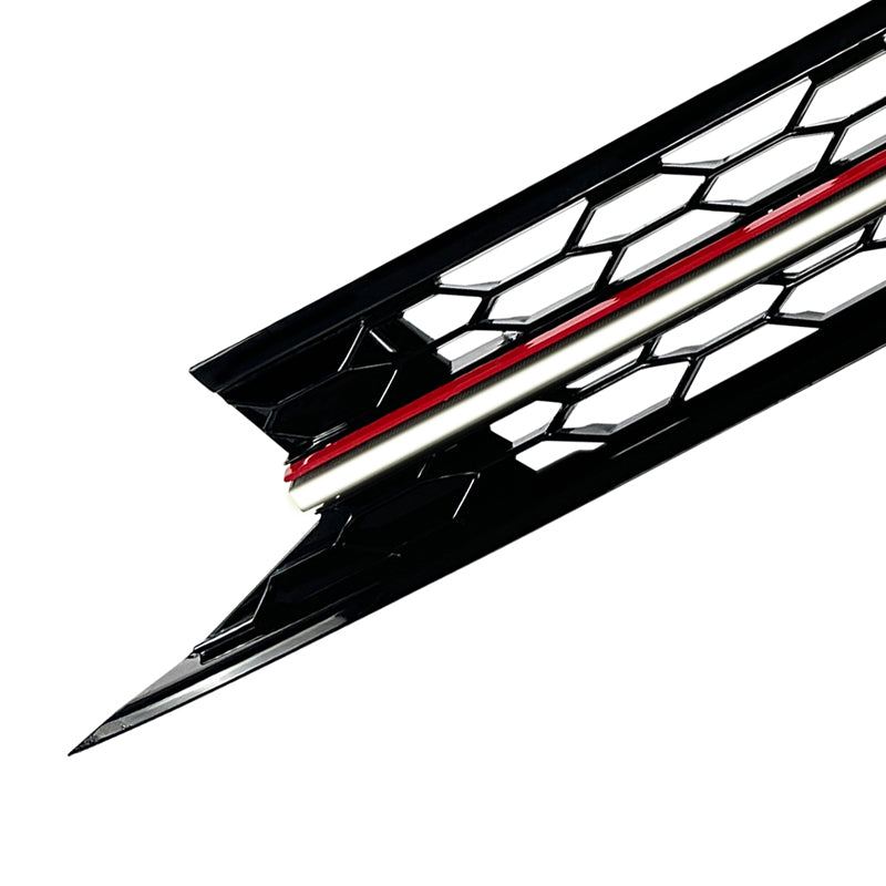 AutoStyle, Sportsgrill med LED-stribe, GTi-Look, passer til Volkswagen Polo VI (AW1) (2017-2021)