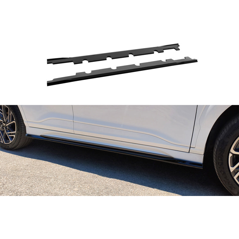 Motordrome, sivuhelmat, ABS, sopii Hyundai Kona mk1 Facelift (2020-2023)