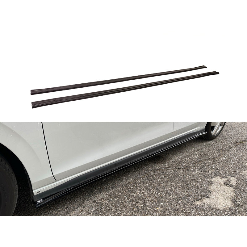 Motordrome, sivuhelmat, sopii Volkswagen Golf VIII (CD1) GTI/ GTI Clubsport/ R-Line 2020- (ABS, kiiltävä musta)