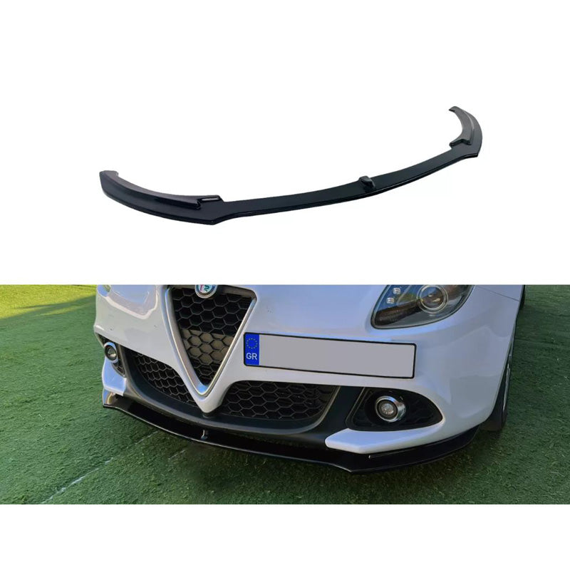 Motordrome, etuspoileri, sopii Alfa Romeo Giulietta Facelift 2016-2020 (ABS, kiiltävän musta)