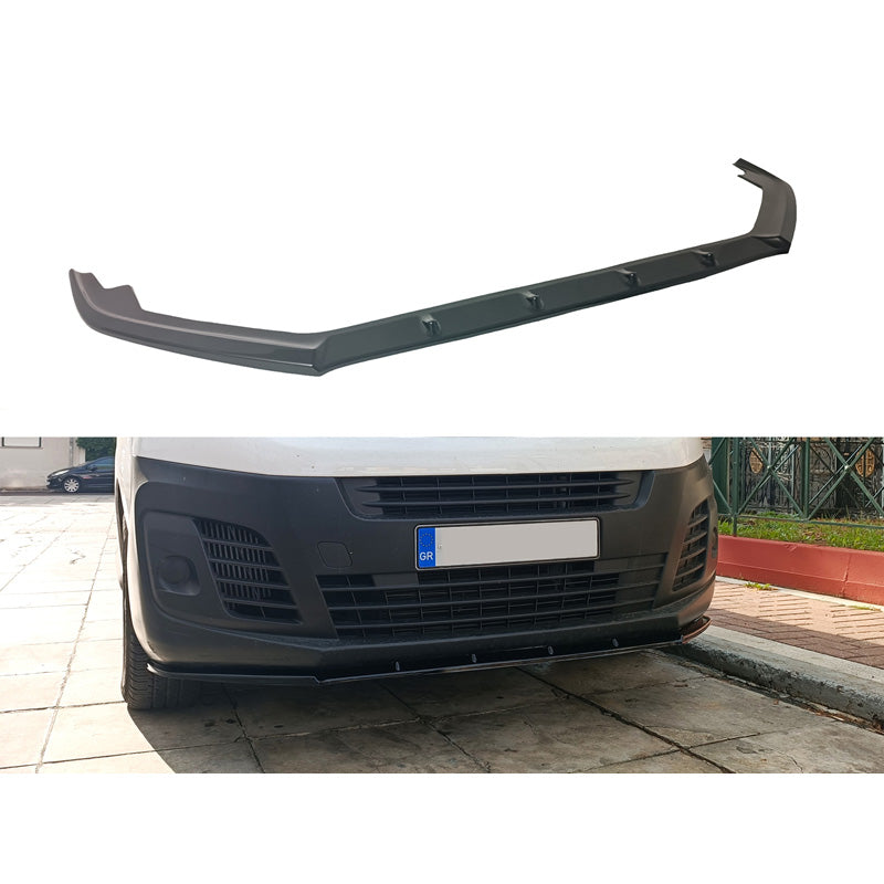 Motordrome, etuspoileri, sopii Citroën Jumpy/Dispatch/Spacetourer & Peugeot Expert III/Traveller & Toyota Proace 2016- & Opel Vivaro C/Zafira Life 2019- & Fiat Scudo/Ulysse 2022- (ABS, kiiltävänmusta)