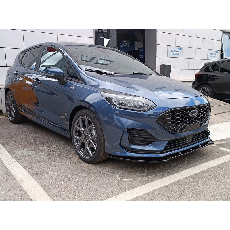 Motordrome, etuspoileri, sopii Ford Fiesta VIII ST-Line Facelift 2021- (ABS kiiltävä musta)