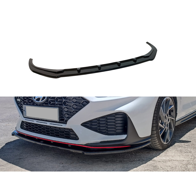 Motordrome, etuspoileri, sopii Hyundai i30 III N/N-Line Hatchback/Fastback Facelift 2020- (ABS, kiiltävän musta)