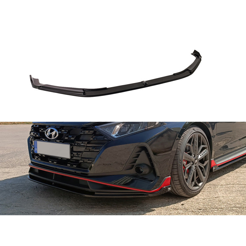 Motordrome, etuspoileri, sopii Hyundai i20 III N / N-Line 2020- (ABS, kiiltävä musta)