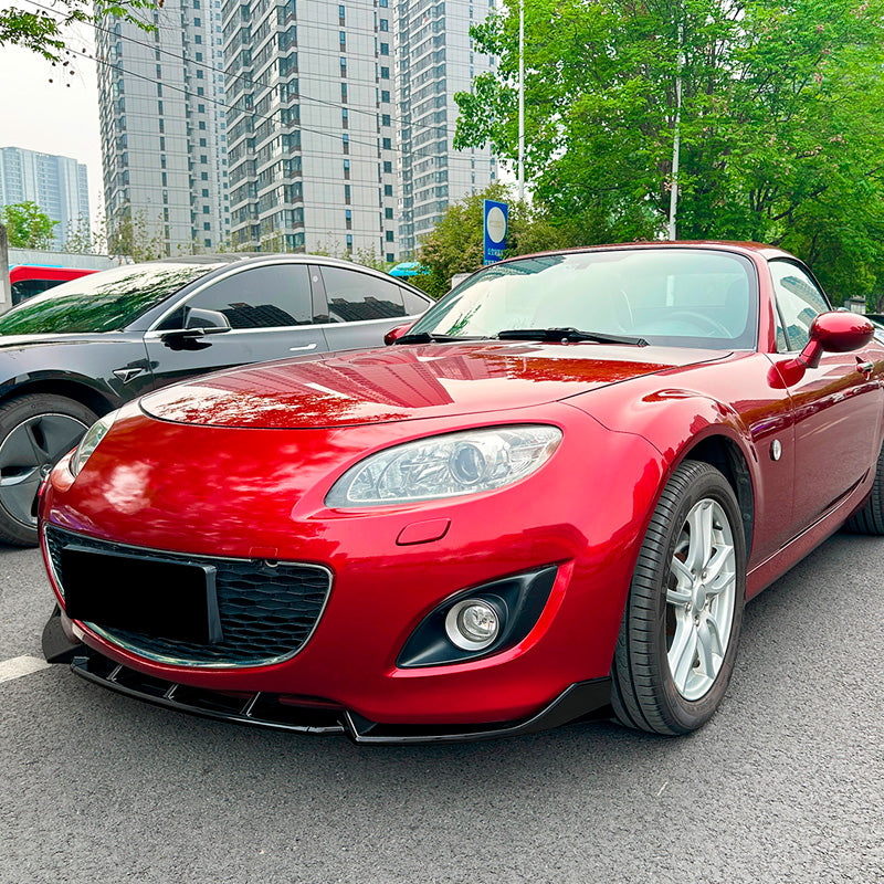 AutoStyle, etuspoileri, kiiltävä musta ABS, sopii Mazda MX-5 (NC) Facelift (2009-2015)