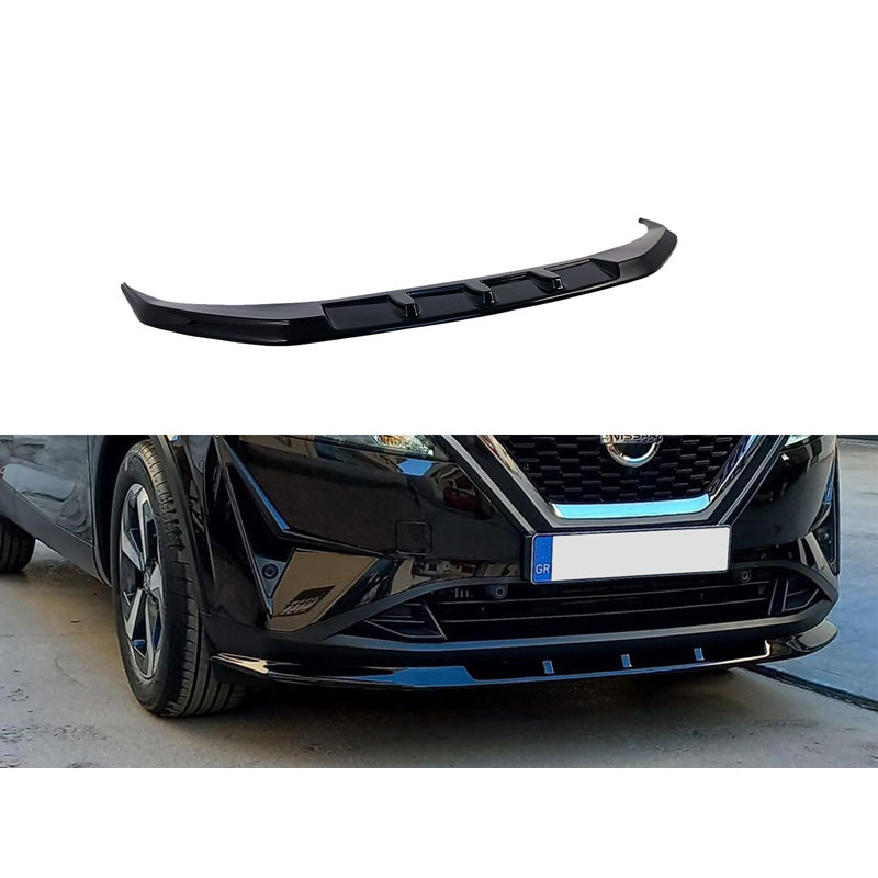 Motordrome, etuspoileri, sopii Nissan Qashqai III (J12) 2021- (ABS, kiiltomusta)
