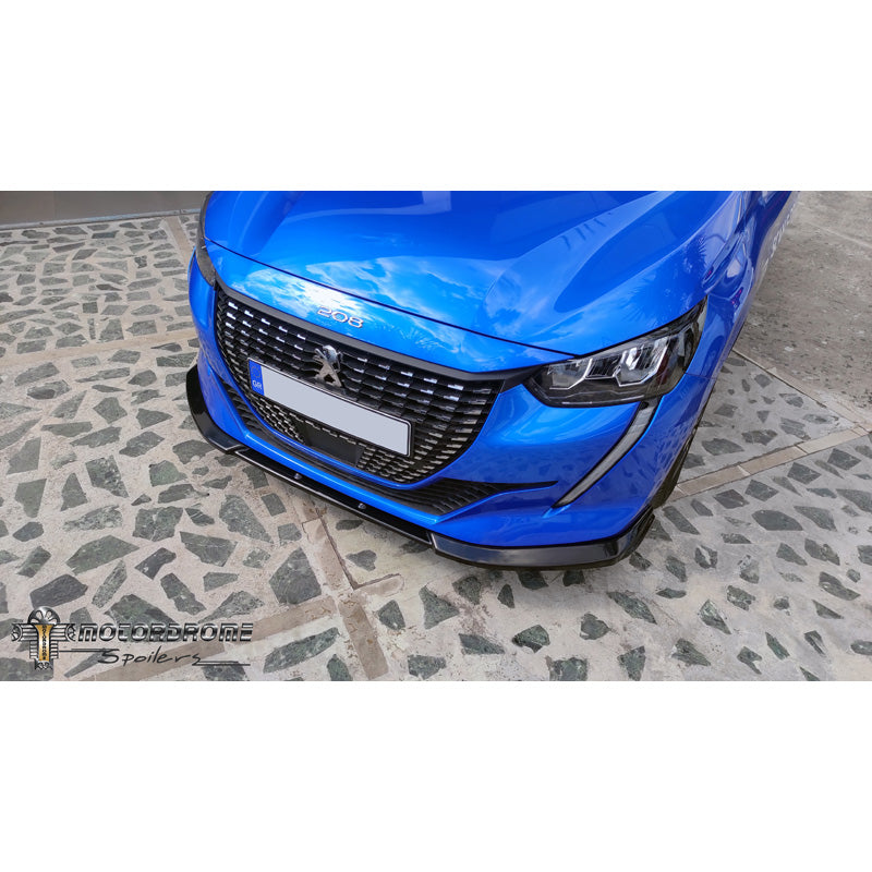 Motordrome, etuspoileri, sopii Peugeot 208 II 2019- alkaen, pois lukien GT-Line (ABS)