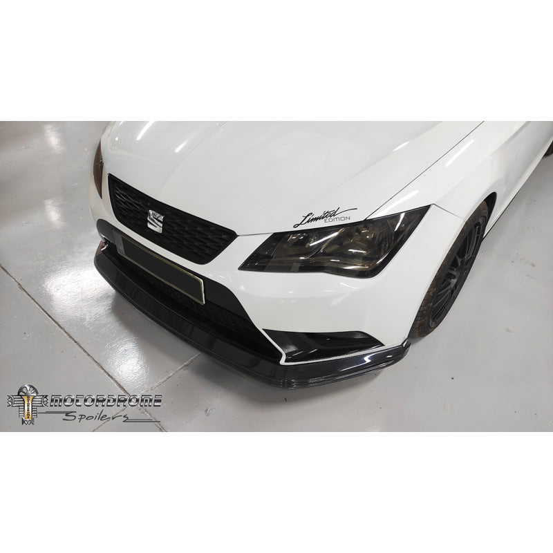 Motordrome, etuspoileri, sopii Seat Leon 5F SC/5-ovinen/ST 2013-2017 pois lukien FR/Cupra (ABS)