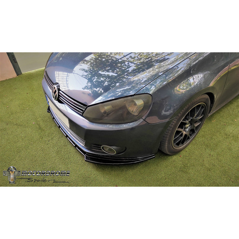 Motordrome, etuspoileri, sopii Volkswagen Golf VI 2008-2012 pois lukien GTi/GTD/R/Plus (ABS)