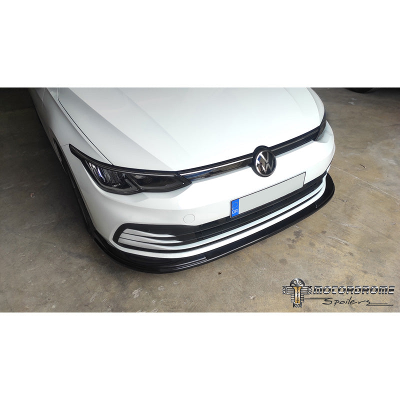 Motordrome, etuspoileri, sopii Volkswagen Golf VIII HB/Variant 2020- alkaen, pois lukien R/R-Line/GTi/GTD/GTE (ABS)