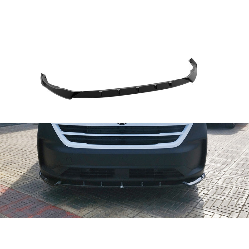 Motordrome, etuspoileri, sopii Volkswagen Transporter T7 & T7 Caravelle (2024-), Gloss Black