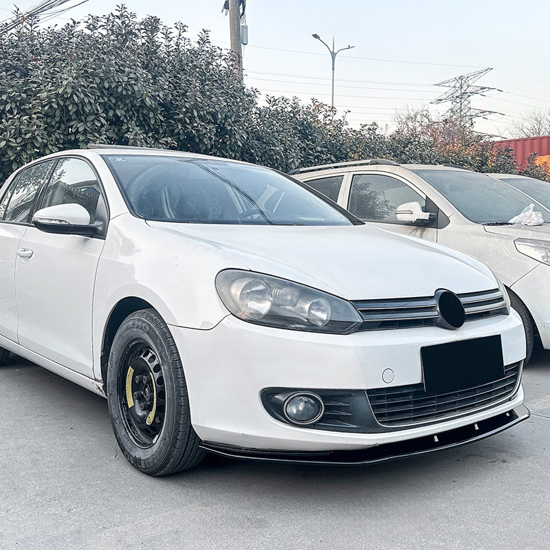AutoStyle etuspoilerin huuli sopii Volkswagen Golf VI 2008-2012 ilman GTi/R (kiiltävä musta ABS)