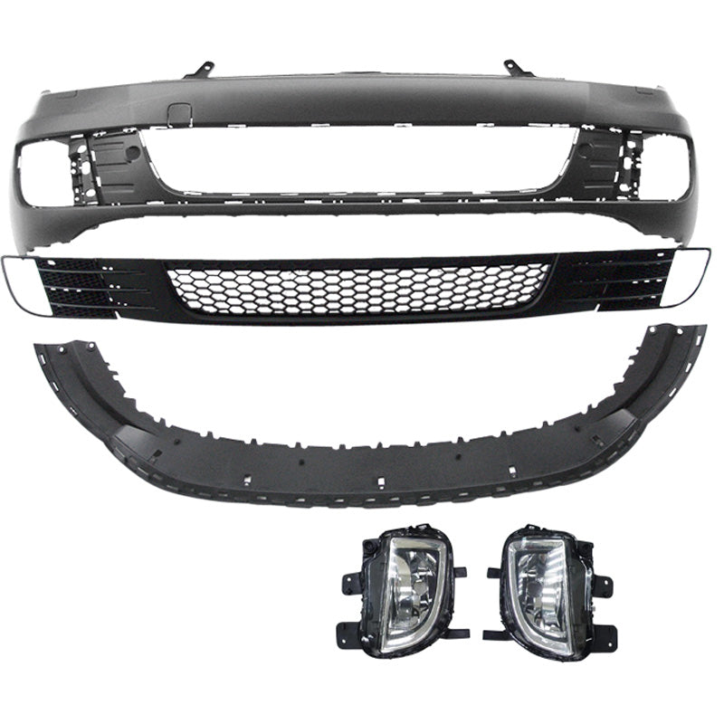 AutoStyle, Volkswagen Golf VI 2008-2012 etupuskuri, GTi-look - maalaamaton ABS