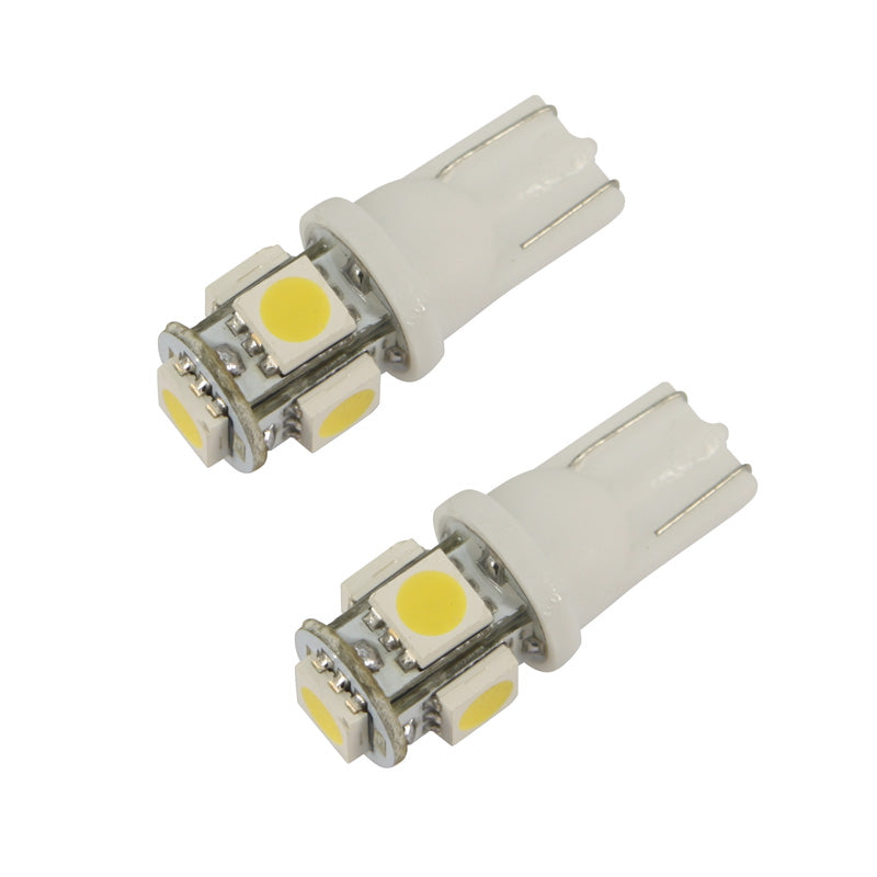 AutoStyle, T-10 LED-polttimot 12V, xenon-tyyli, keltainen - 2 kpl:n sarja (5050-3 chips)