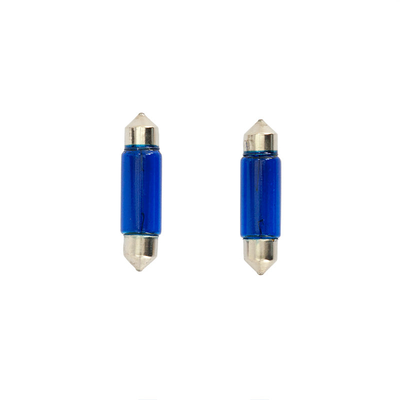 AutoStyle, Siniset polttimot 10W/12V 11x39mm - Sarja 2 kpl.