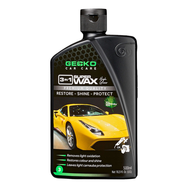 Gecko, 3in1 Super Wax carnauballa - 500ml