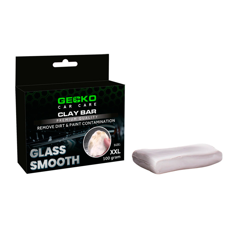 Gecko, Clay Bar 100g, effektiv bilvård för lack, glas, plast och metall