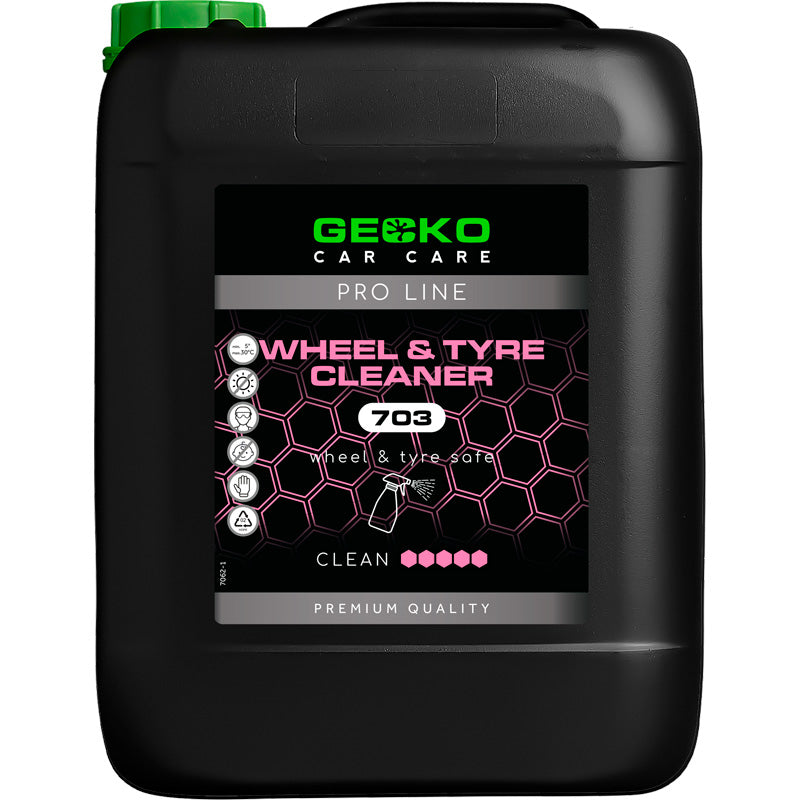 Gecko, Renkaan- ja vanteidenpuhdistusaine, 5 liter 703