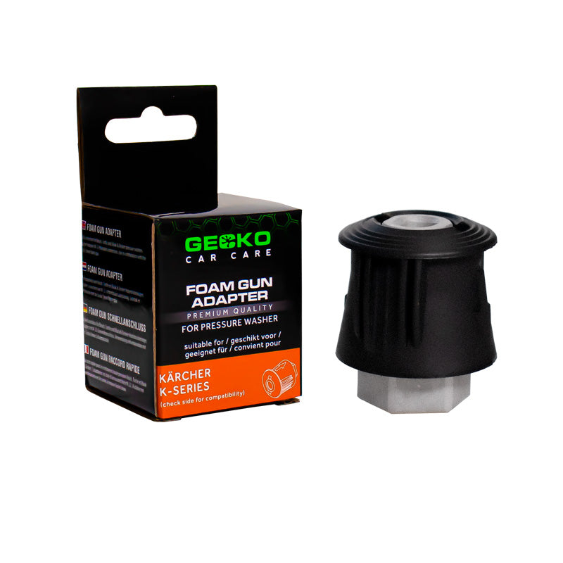 Gecko, M22 Quick Connector -adapteri Karcheriin - yhteensopiva Snowfoam Gunin kanssa