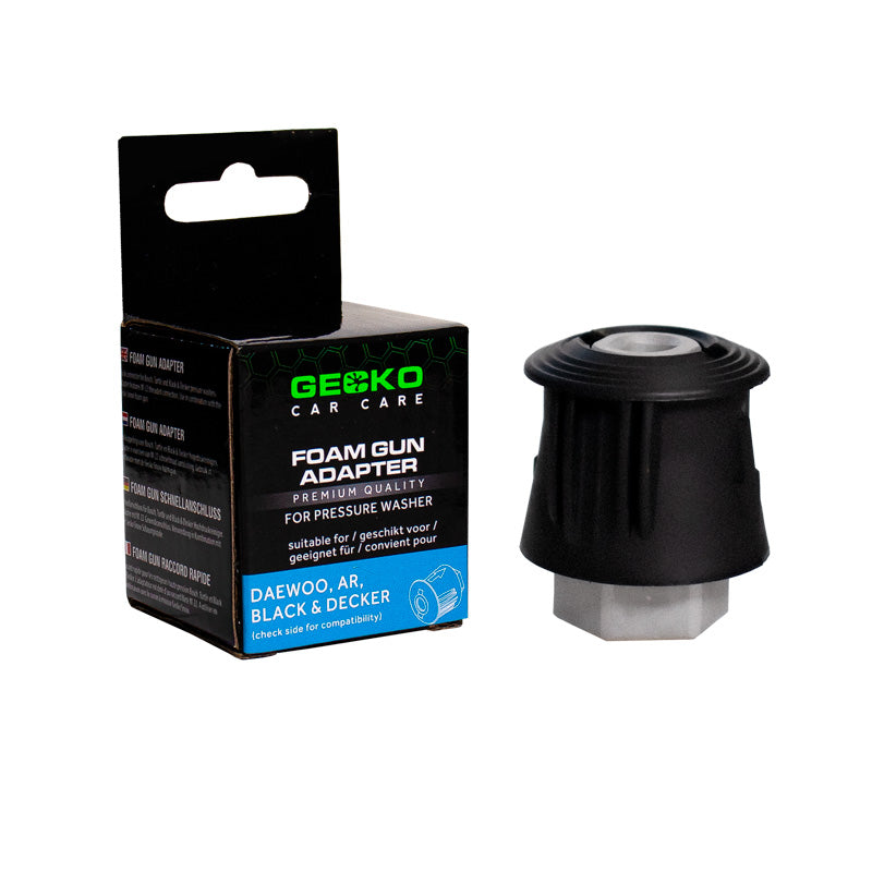 Gecko, M22/14MM pikaliitin Snowfoam Gunille - sopii Dawoo/Patriot/AR ja sort&Decker