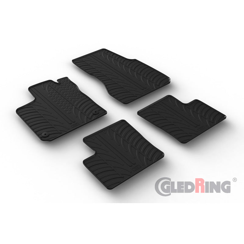 Gledring, Kumimatot, sopii Renault Twingo E-Tech 2020- (T profile 4-osainen + klipsit)