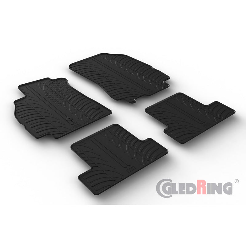Gledring, Kumimatot, sopii Renault Megane III HB 5-doors 2008-2015 (T profile 4-osainen)