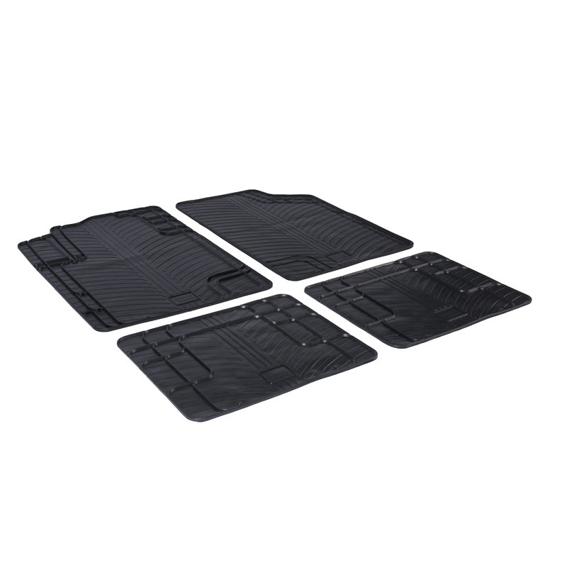 Rubber car mats set Universal T-MultiForm (T-profiili 4 osaa)