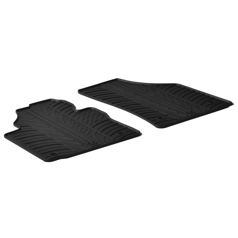 Gledring, kumimatot, sopii Volkswagen Caddy 2004-2015 & 2015-2020 (G-profiili 2 osaa + klipsit)