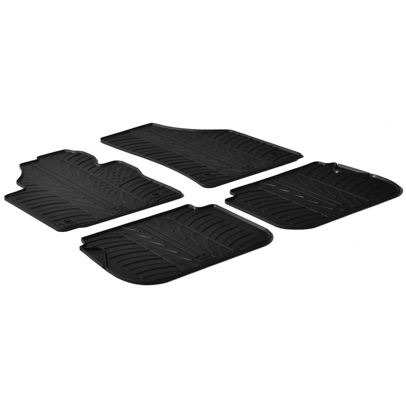 Gledring, kumimatot, sopii Volkswagen Caddy 2004-2015 & 2015-2020 (G profile 4-osainen + klipsit)