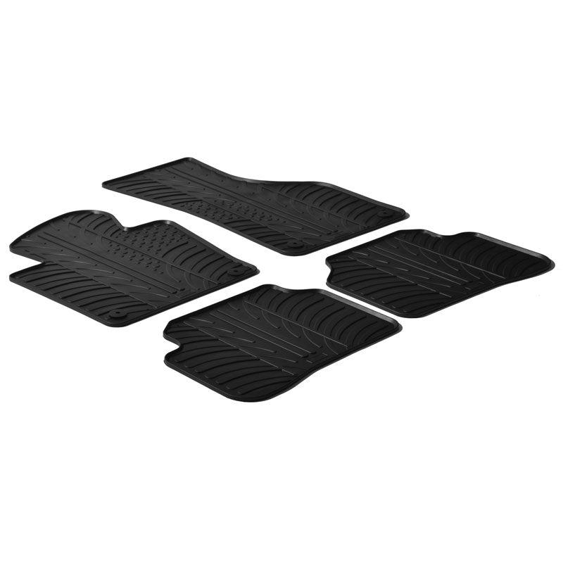 Gledring, kumimatot, sopii Volkswagen Passat 2010-2014 / Volkswagen Passat CC (T profile 4-osainen + klipsit)
