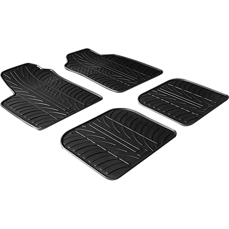 Gledring, kumimatot, sopii Fiat Panda 2003-2011 (T profile 4-osainen)