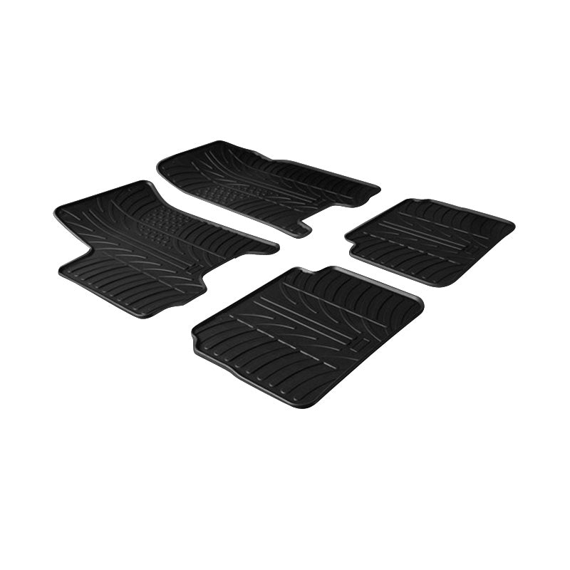 Gledring, kumimatot, sopii Chevrolet Aveo 2006-2011 (T-profiili 4-osainen)