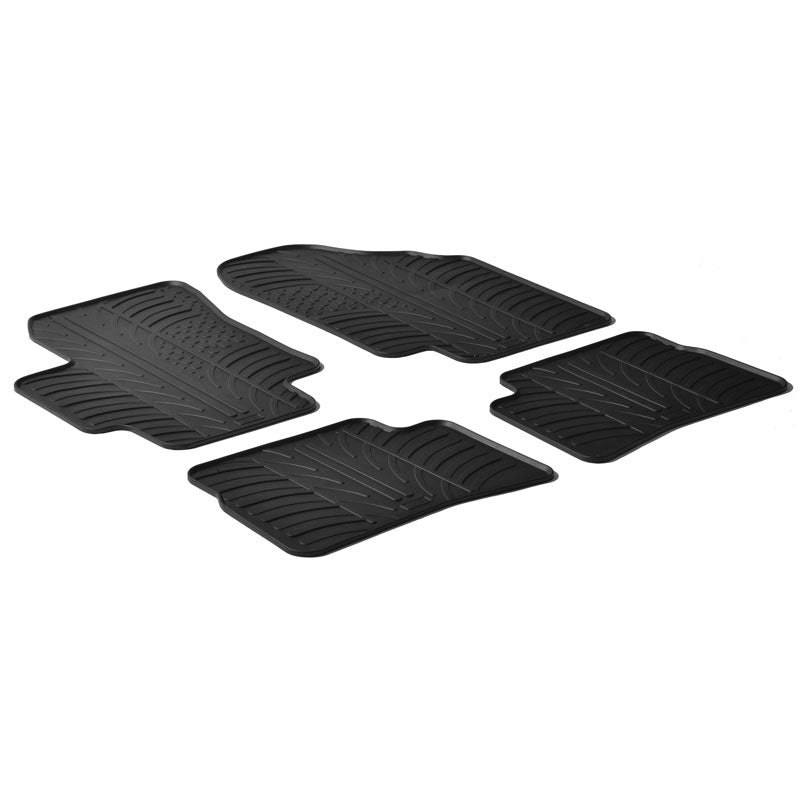Gledring, kumimattosarja, sopii Hyundai Accent / Kia Rio 2005- (T-profiili, 4-osainen)
